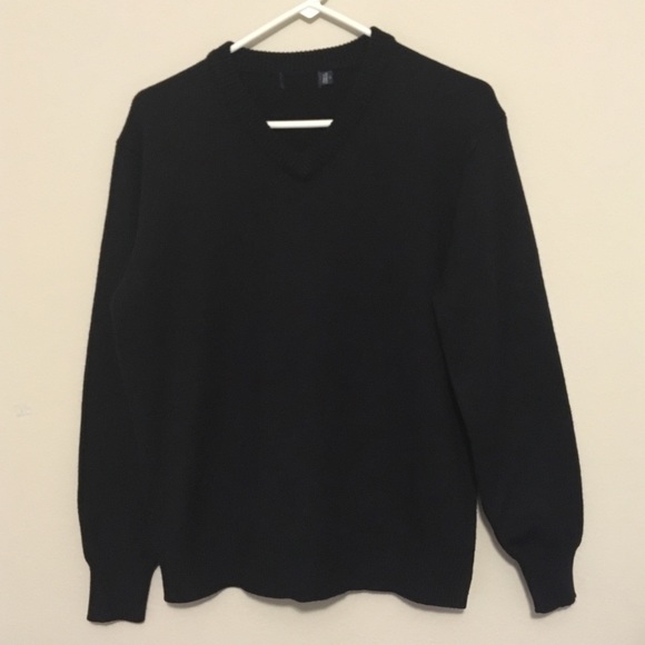 Banana Republic Sweaters - V-neck Sweater Pullover Woven Knit Blue